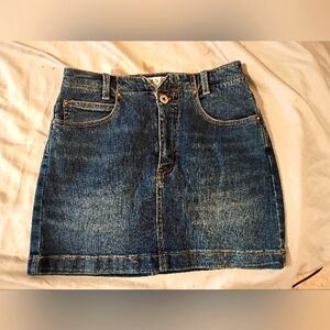 Classic Blue Denim Skirt
